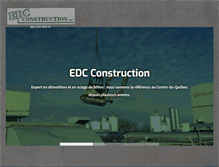 Tablet Screenshot of edcconstruction.net